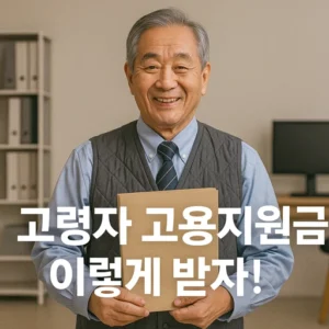고령자 고용지원금