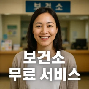 보건소 무료 서비스