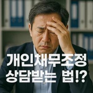 개인채무조정 신용회복