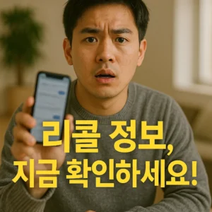 리콜 정보