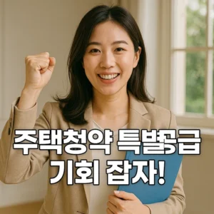 주택청약 특별공급