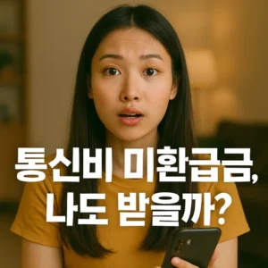 통신비 미환급금