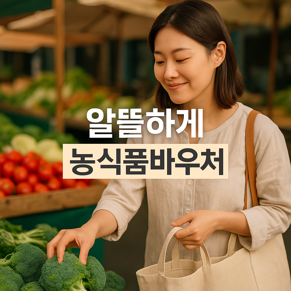 농식품바우처 완전 정복! 2025년 전국 확대 시행과 알짜 지원 내용