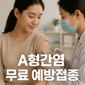 A형간염 무료 예방접종