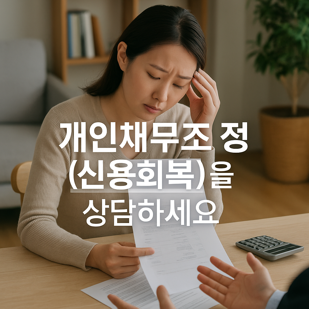 2025년 개인채무조정 제도별 핵심 혜택과 최신 통계