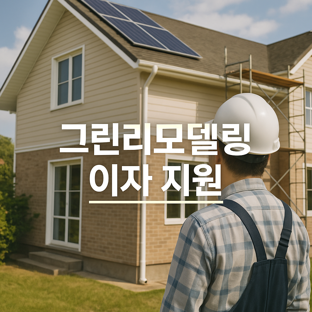 그린리모델링 민간이자지원사업 완전정복! 2025년 재추진 이유와 혜택은?