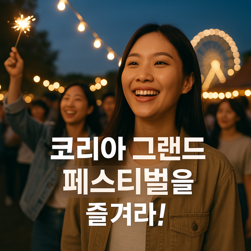 코리아 그랜드 페스티벌 2025| 경제 회복 이끄는 대규모 소비축제
