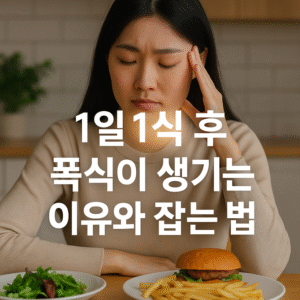 1일 1식 후 폭식이 생기는 이유와 잡는 법