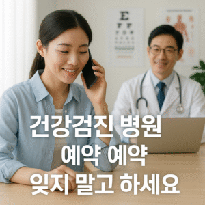 건강검진 병원 예약