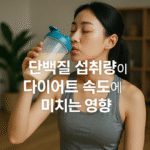 단백질 섭취량이 다이어트 속도에 미치는 영향