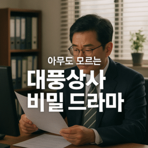 대풍상사 비밀 드라마
