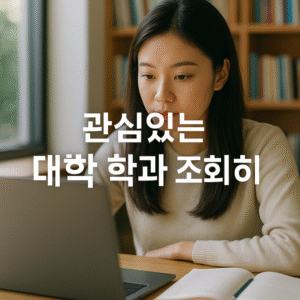 대학 학과 조회하기