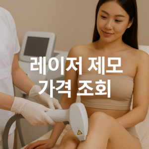 레이저 제모 가격 조회