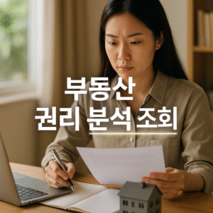 부동산 권리 분석 조회