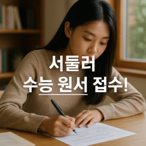 수능 원서 접수