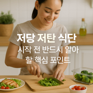 저당 저탄 식단 시작 전 반드시 알아야 할 핵심 포인트