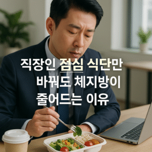 직장인 점심 식단만 바꿔도 체지방이 줄어드는 이유