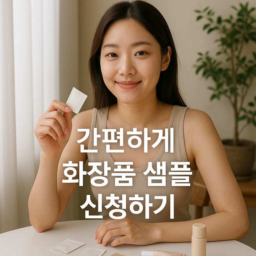 2025년 최신 화장품 샘플 신청 방법과 꿀팁 총정리