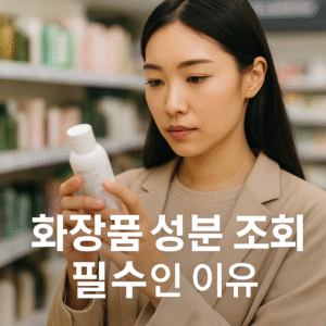 화장품 성분 조회