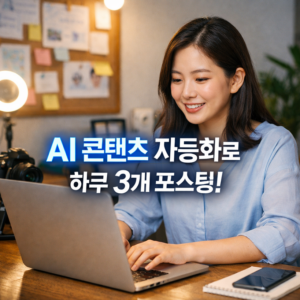 AI 콘텐츠 자동화로 하루 세 개 포스팅