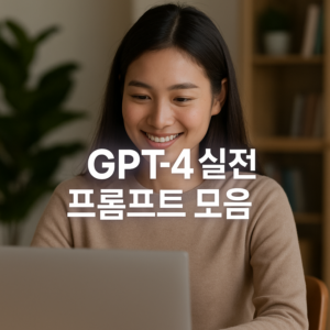 GPT4 실전 프롬프트 모음 블로그용 중심