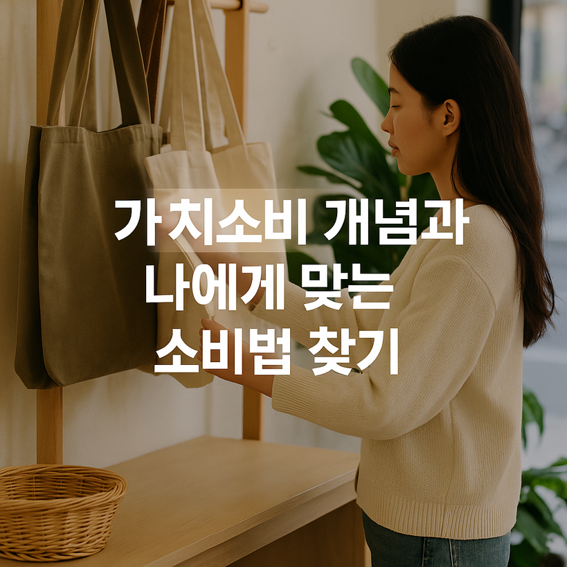 2025년 가치소비 완전정복! 나만의 맞춤 소비법 찾기