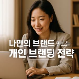 나만의 브랜드 만드는 개인 브랜딩 전략