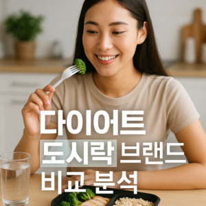 다이어트 도시락 브랜드 비교 분석