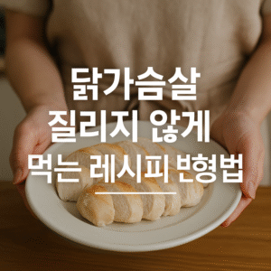 닭가슴살 질리지 않게 먹는 레시피 변형법