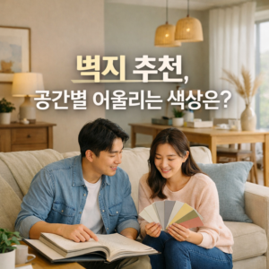 벽지 추천 공간별 어울리는 색상은