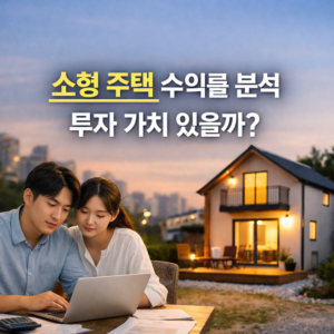 소형 주택 수익률 분석 투자 가치 있을까