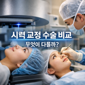 시력 교정 수술 비교