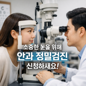 안과 정밀검진 신청