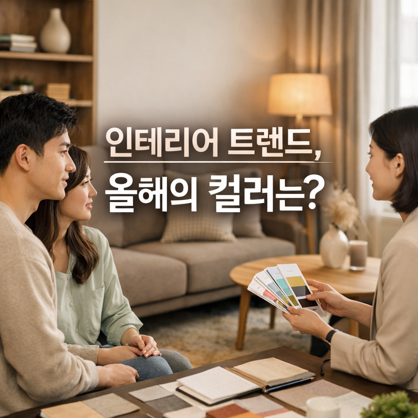 2026년 인테리어 트렌드와 올해의 컬러, 놓치면 손해인 이유! - 복지 나침반