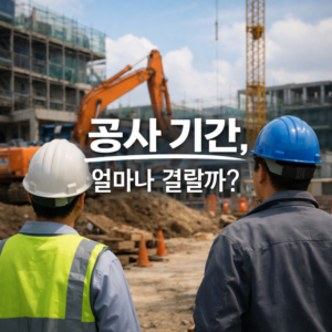 공사 기간 얼마나 걸릴까