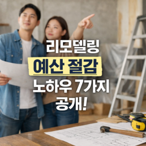 리모델링 예산 절감 노하우 7가지