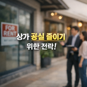상가 공실 줄이기 위한 전략