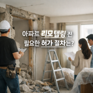 아파트 리모델링 전 필요한 허가 절차