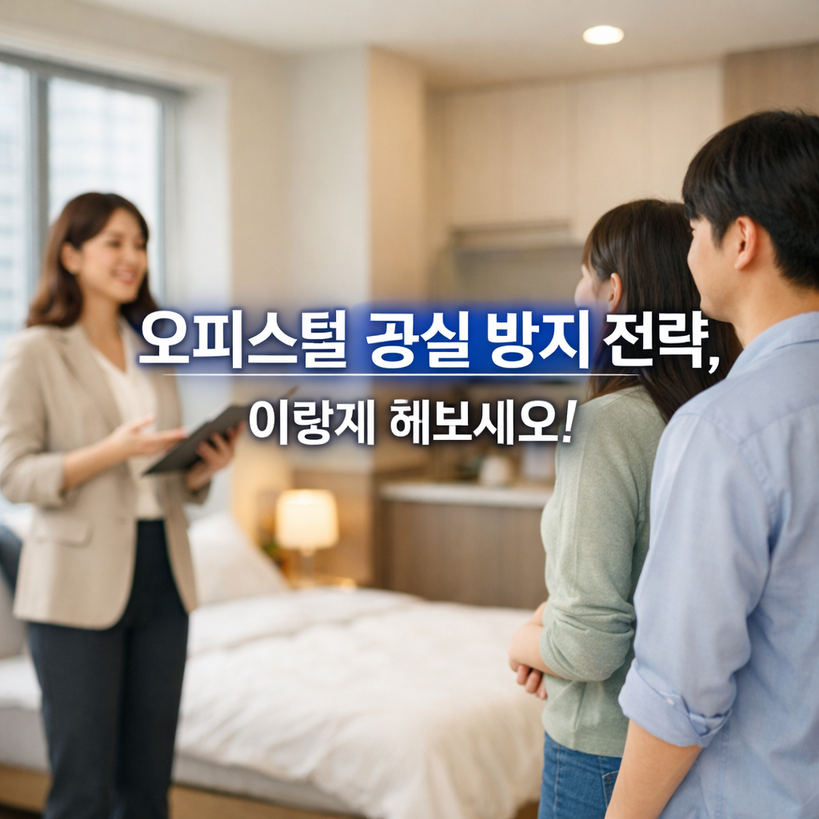 오피스텔 공실 방지 전략, 공급 절벽 시대 데이터로 읽다!