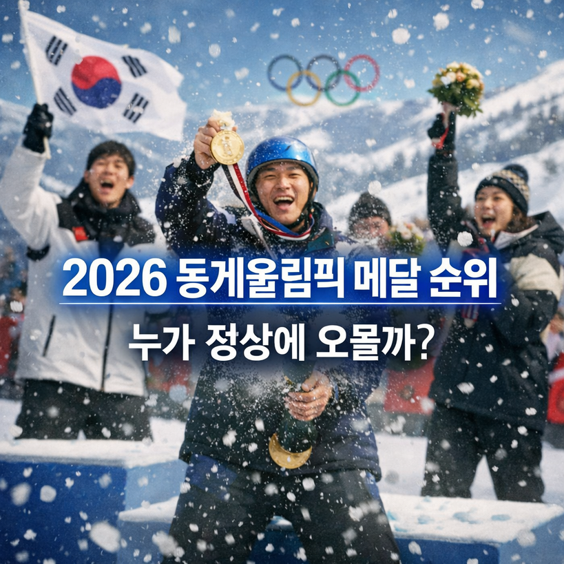 2026 동계올림픽 메달순위 최종 정리