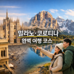 밀라노 코르티나 여행 코스
