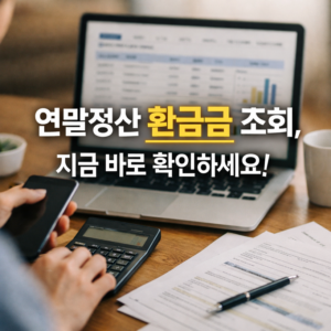 연말정산 환급금 조회
