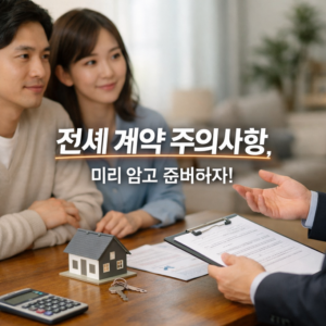 전세 계약 주의 사항