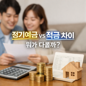 정기예금 vs 적금 차이