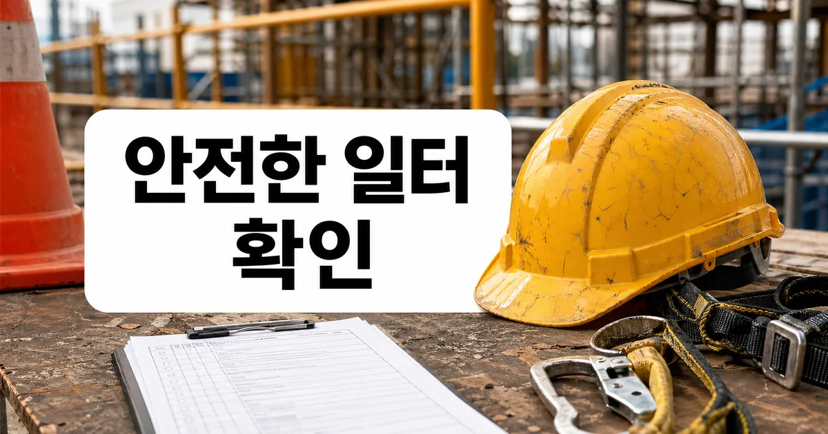 안전한 일터 지킴이 된 김영훈 노동장관…건설현장 안전시설 점검 대상·확인 방법 대표 이미지