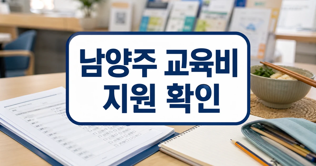 남양주 장애인가정 자녀 교육비 지원 확인 대표 썸네일