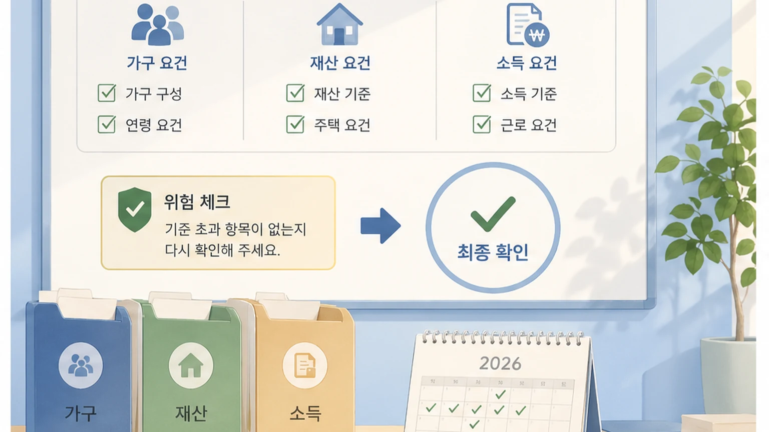 근로 자녀장려금 대상 조건 재산 기준 최종 확인 이미지