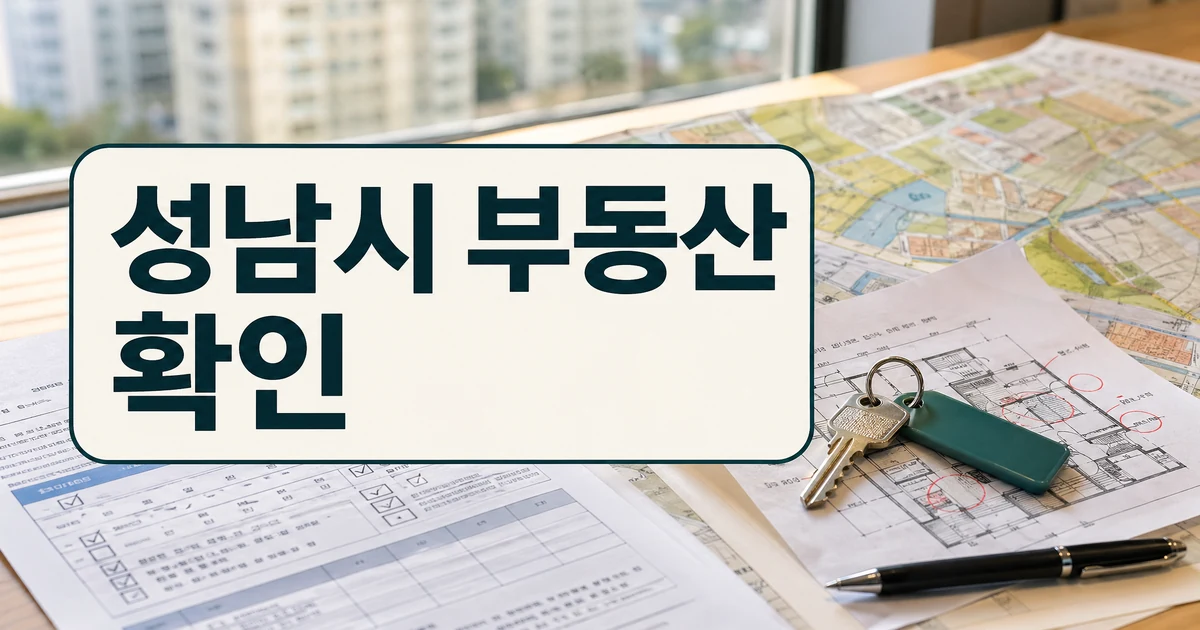 성남시 부동산 5중고 정부 건의 내용 확인 대표 이미지