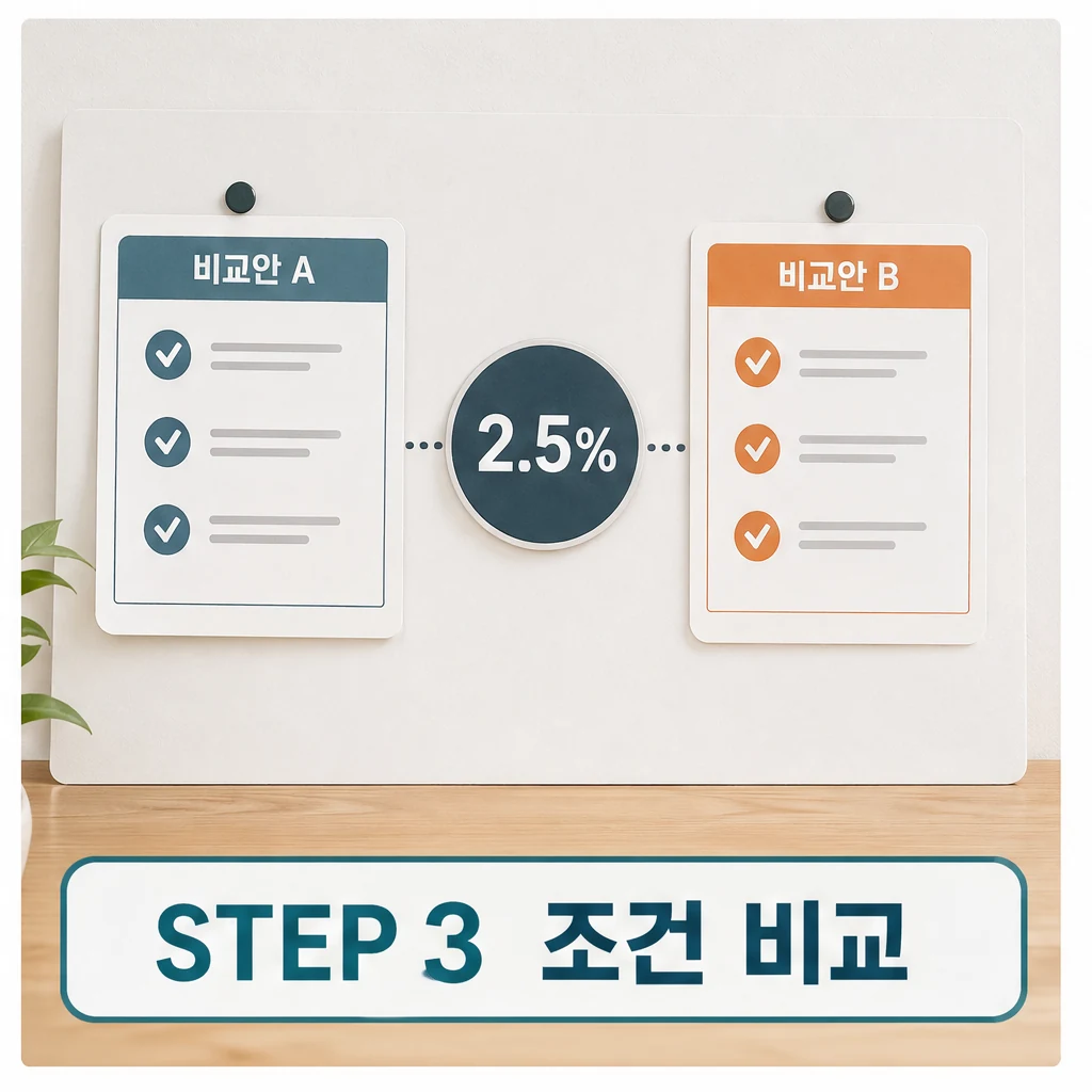 2026 소상공인 지원 조건 비교와 2.5% 증액 맥락