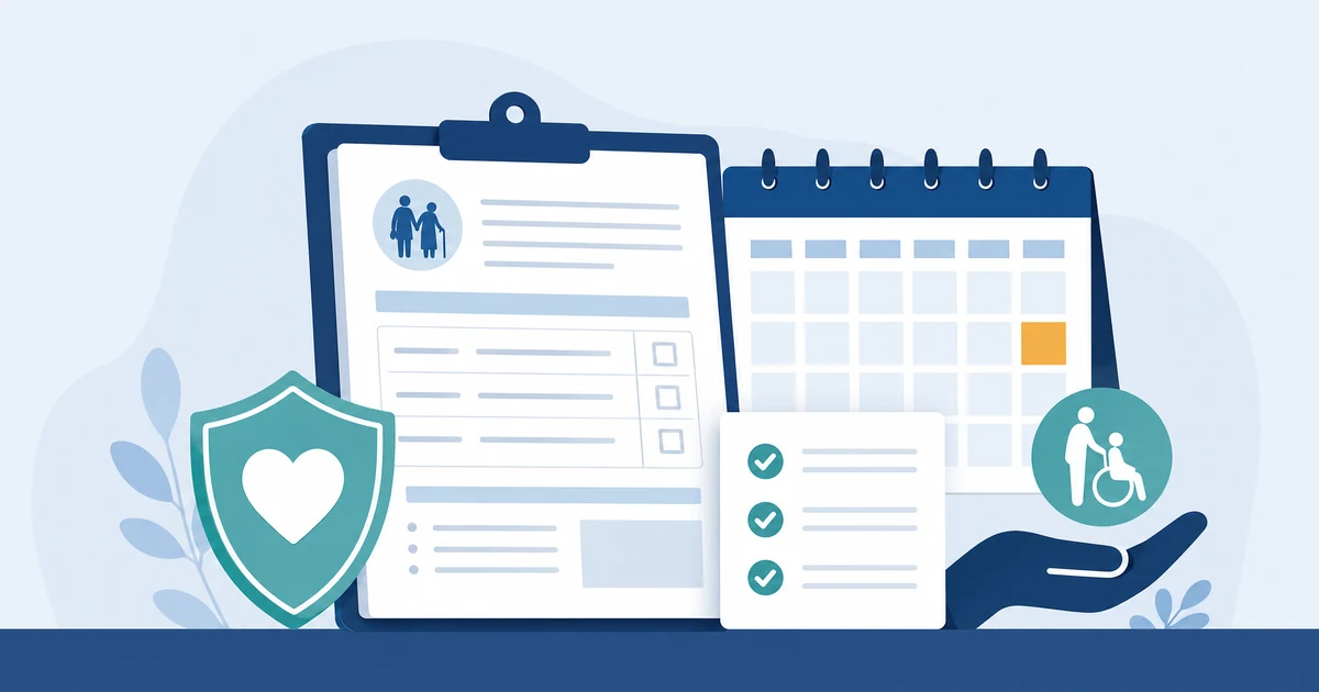 2026년 달라지는 노인복지 정책 대상 확인을 설명하는 평면 정책 썸네일